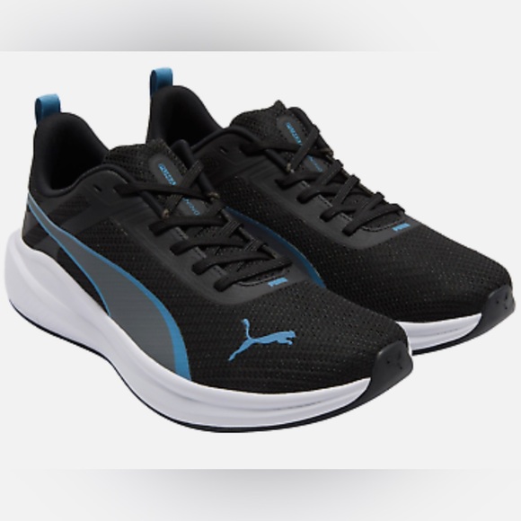 PUMA Men’s Running Sneakers Black and Blue - Picture 16 of 16